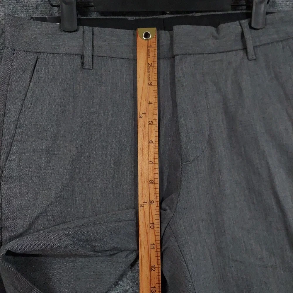 Bonobos Trouser Men 30x30 Gray Cotton Spandex Stretch Flat Front Pants 1896250